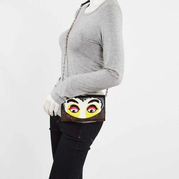 Louis Vuitton Limited Edition Monogram Canvas/Epi Leather Kabuki Chain Bag - Picture 2 of 12